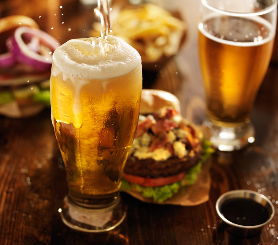 Burger and Beer Picture